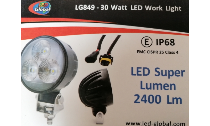 LED ROUND WORKLIGHT -2400Lm